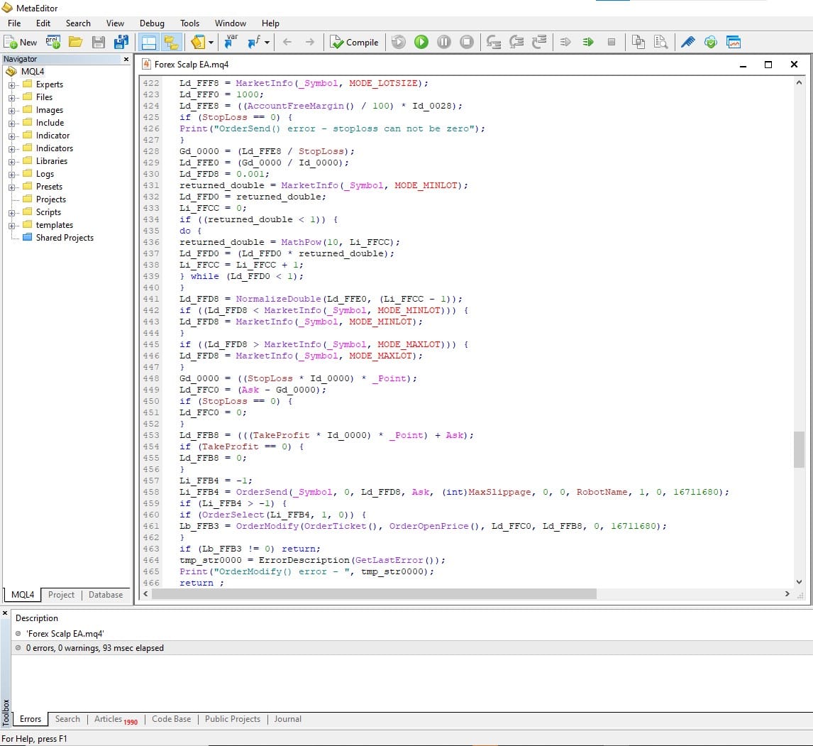 Forex Scalp EA Ultimate MQ4 (SOURCE CODE).zip
