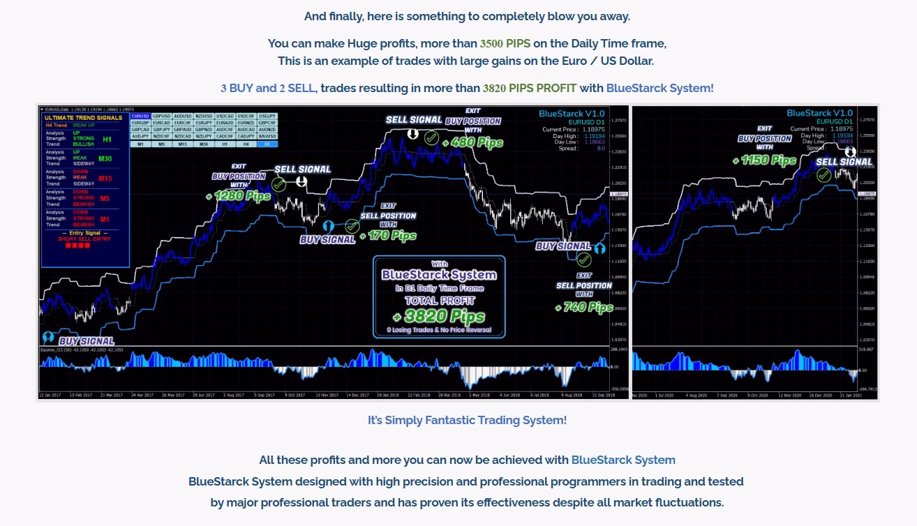 BlueStarck Trading System MT4 Unlimited