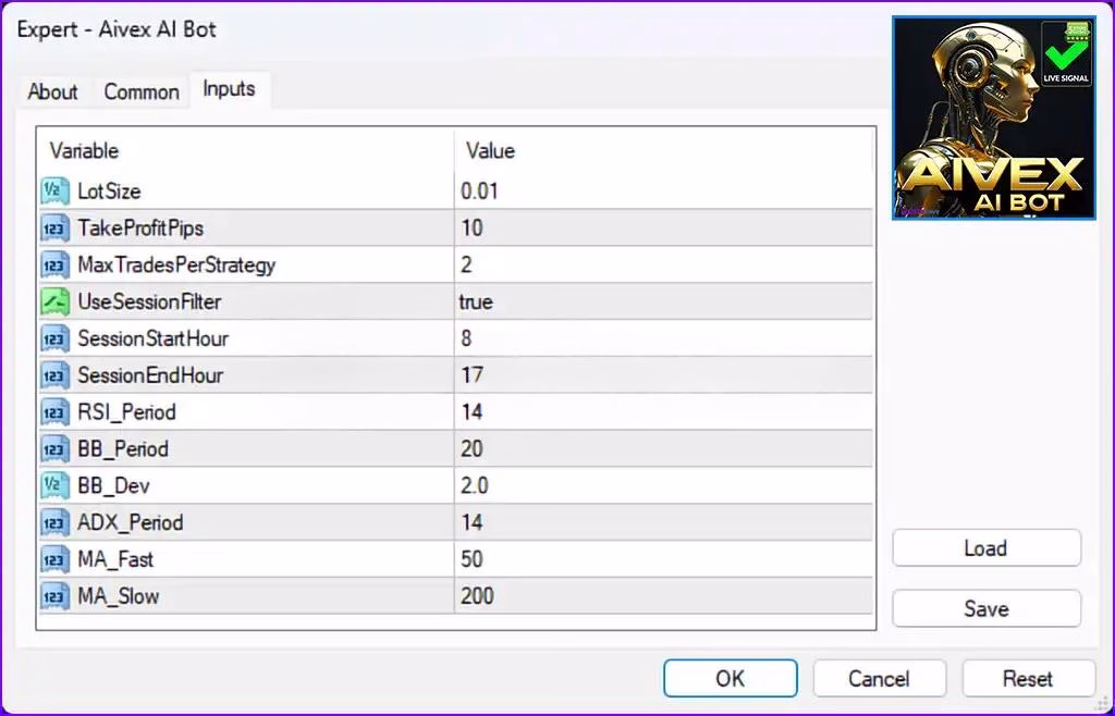 Aivex AI Bot MT4.zip