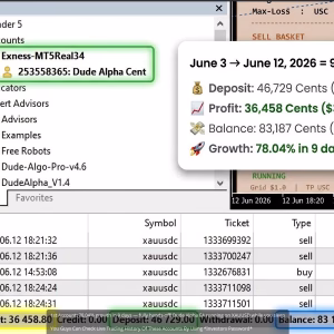 Dude Alpha Gold EA MT5 Unlimited + Set Files - Image 7