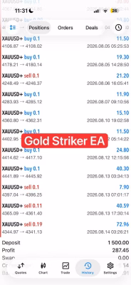 Gold Striker EA MT5 Unlimited + SetFiles - Image 7