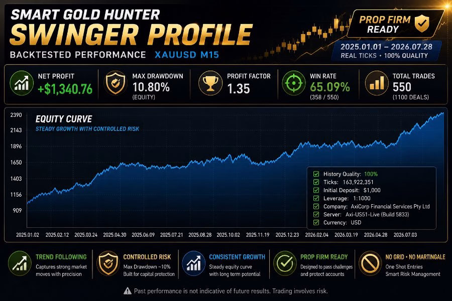 Smart Gold Hunter MQ5 Source Code Unlimited + Set Files - Image 9